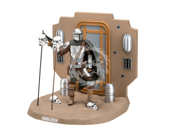 The Mandalorian - The Bounty Hunter Diorama Revell 06784 skala 1/9  Star Wars