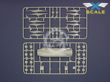 Boeing 707-124 Continental Airlines - X-Scale 144008 skala 1/144