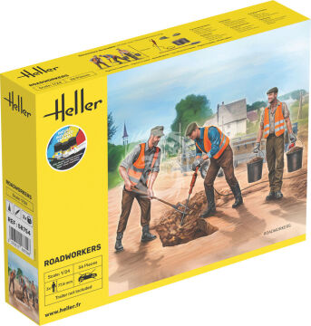 STARTER KIT Road Workers - Heller 58754 skala 1/24 