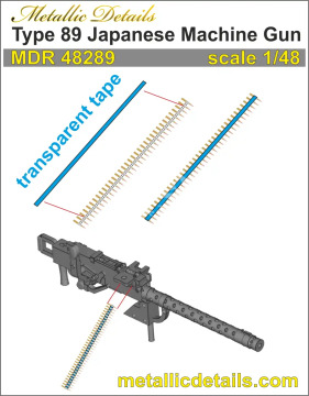 Type 89 Japanese Machine Gun - Metallic Details MDR48289 skala 1/48