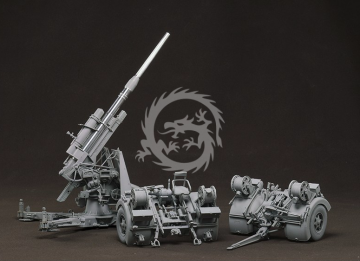 German 88mm Gun Flak 36 w/ 6 Crew Members - Border Model BT-013  skala 1/35