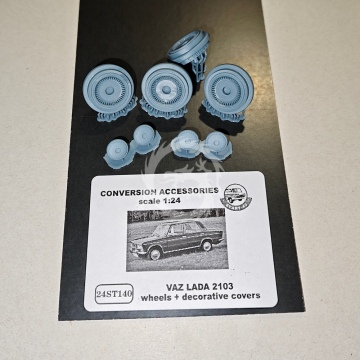 Vaz Lada 2103 wheels + decorative covers - Start43 St140 skala 1/24