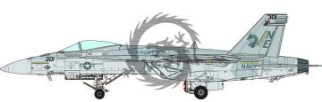 Boeing F/A-18E Super Hornet Golden Dragons - MENG-Model LS-023 skala 1/48