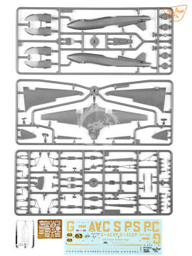 DH.88 Comet G-ACSP - Clear Prop CP72052 skala 1/72