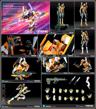Multipurpose Humanoid Decisive Weapon, Artificial Human Evangelion Proto Type-00' (Pre Color Version) Meng Model | No. MECHA-006L