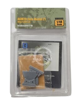 A6M2b Zero Model 21 Wing Folded Set for Hasegawa Wolfpack WW48008 skala 1/48