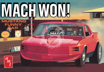 Mustang Funny Car MACH WON - AMT 1455 skala 1/25