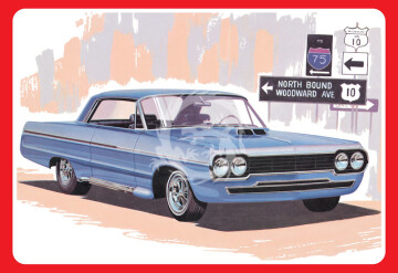 1964 Chevrolet Impala Super Street Rod - AMT 1396 skala 1/25