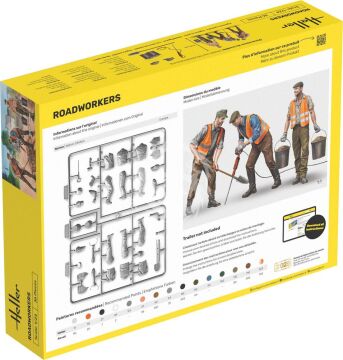 STARTER KIT Road Workers - Heller 58754 skala 1/24 