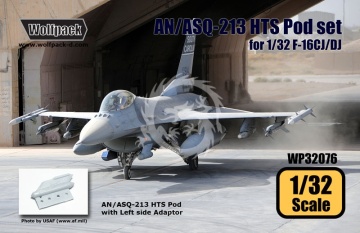 AN/ASQ-213 HTS Pod with Left Side Adaptor for F-16C/D Block 50/52 - Wolfpack  WP32076 skala 1/32