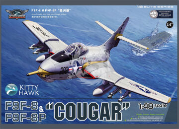 PRZEDSPRZEDAZ - F9F-8/F9F-8P Cougar (2 in 1) Kitty Hawk KH80127 skala 1/48