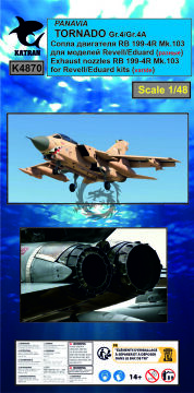 Tornado GR.4/Gr.4A Exhaust Nozzles RB 199-4R Mk.103 (varied)  - Katran K4870 skala 1/48