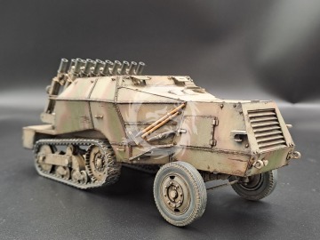 sReihenwerfers auf Fahrgestell S 303 (f) - KM Model KM-35003 Wydruk 3D skala 1/35 
