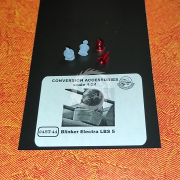 Blinker Electra LBS 5  2pcs  red - Star 43 St44r skala 1/24