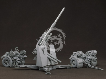  German 88mm Gun Flak 36 w/ 6 Crew Members - Border Model BT-013  skala 1/35