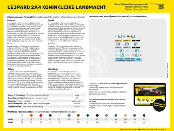  STARTER KIT Leopard 2A4 - Koninklijke Landmacht - Heller 35801 skala 1/72 