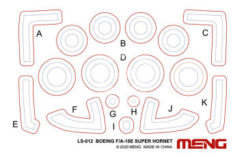 Boeing F/A-18E Super Hornet Golden Dragons - MENG-Model LS-023 skala 1/48