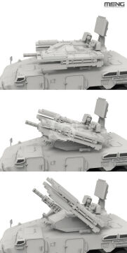 Chinese Type 625E AA Gun & Missile Integrated Weapon System - MENG-Model 72-017 skala 1/72