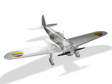 MDR14467 Metallic Details Zestaw wydrukowanych modeli samolotów 1/144 Nakajima Ki-27b