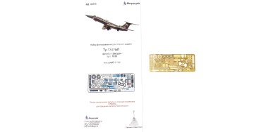 Blaszka fototrawiona do Tupolew Tu-134UBL Microdesign MD 144225 skala 1/144