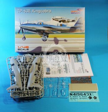 Model plastikowy Bell TP-63E Kingcobra, Dora Wings DW48003 skala 1/48