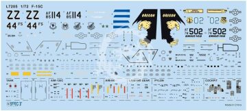 F-15C MSIP II USAF & ANG Great Wall Hobby L7205 skala 1/72