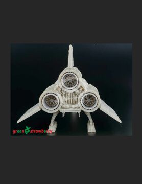 13521 Colonial Viper - Intake & nozzles - TOS Green Strawberry scale 1/32 Battlestar Galactica