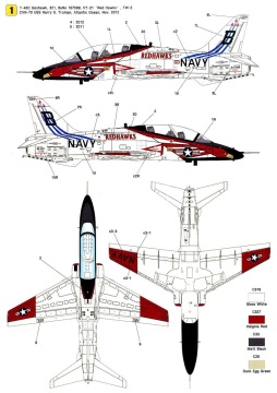 Model plastikowy T-45C Goshawk (Premium Edition Kit), Wolfpack WP14805 skala 1/48