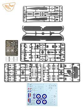 Airco DH.9a (early version) CP72027 Clear Prop 1/72 