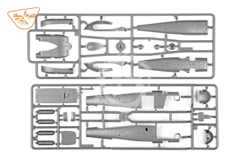 HH-2D Seasprite ADVANCED KIT Clear Prop CP72018 skala 1/72