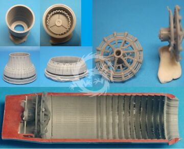 Zestaw dodatków F-14A Tomcat Exhaust Nozzles (varied) for Hasegawa Katran K4803 1/48