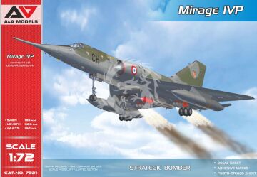 Mirage IVP with ASMP missile A&A Models 7221 skala 1/72