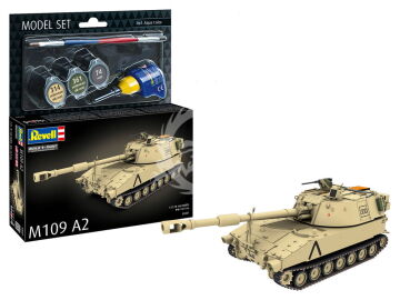 Samobieżna haubica M109 A2 + farby i klej - Revell 63361 skala 1/72
