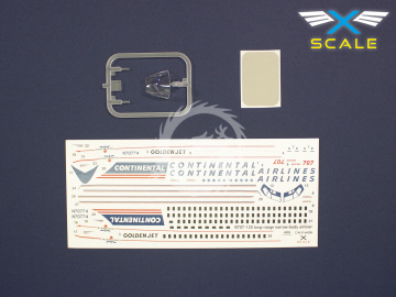 Boeing 707-124 Continental Airlines - X-Scale 144008 skala 1/144