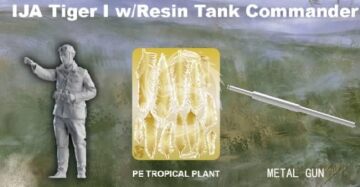 Imperial Japanese Army Tiger I w/ Resin commander figure - Border Model BT-023 skala 1/35