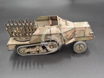 sReihenwerfers auf Fahrgestell S 303 (f) - KM Model KM-35003 Wydruk 3D skala 1/35 