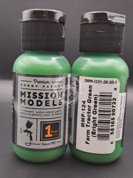 Farm Tractor Green (Bright Green) - Mission Models MMP-124 