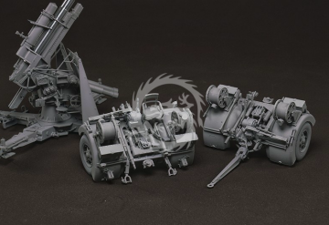  German 88mm Gun Flak 36 w/ 6 Crew Members - Border Model BT-013  skala 1/35