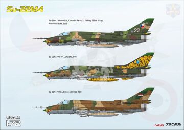 Su-22M4 soviet fighter-bomber (Export ver.) - ModelSvit MSVIT 72059 skala 1:72 