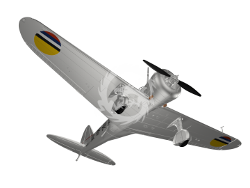 MDR14467 Metallic Details Zestaw wydrukowanych modeli samolotów 1/144 Nakajima Ki-27b