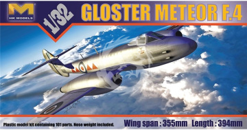 NA ZAMÓWIENIE  Gloster Meteor F.4 HK Models 01E06 skala 1/32