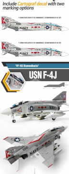 Model plastikowy USN F-4J 