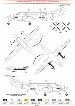 Beechcraft 350 King Air A&A Models 7226 skala 1/72