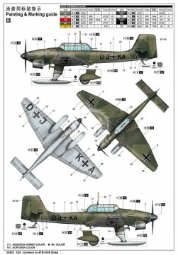 Junkers Ju-87B-2/U4 Stuka Trumpeter 02422 skala 1/24
