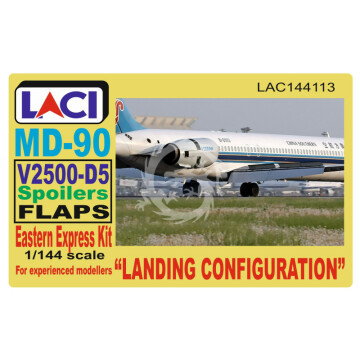 MD-90 V2500-D5 Spoilers Flaps - Landing Configuration LACI LAC144113 skala 1/144