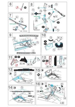 F3H-2M Demon Wheel bays Metallic Details MDR4899 skala 1/48
