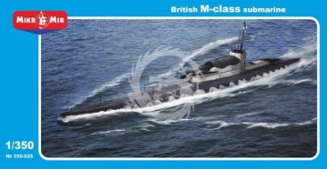  British M-Class Submarine MikroMir 350-025 1/350