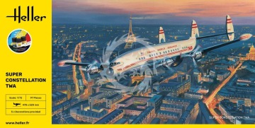 STARTER KIT Super Constellation TWA  Heller 58391 skala 1/72