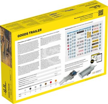 Goods Trailer Heller 80778 skala 1/24