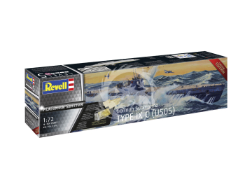 Niemiecki okręt podwodny Type IX C (U505) Platinum Edition - Revell 05180 skala 1/72